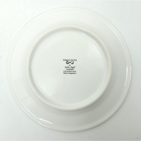 CRU Lauderdale Pattern Darbie Angell 4-Piece Place Setting China Dinnerware Box - Picture 8 of 10